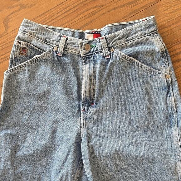 Vtg 1990s Tommy Hilfiger Wide Leg Womens Jeans - Picture 2 of 8